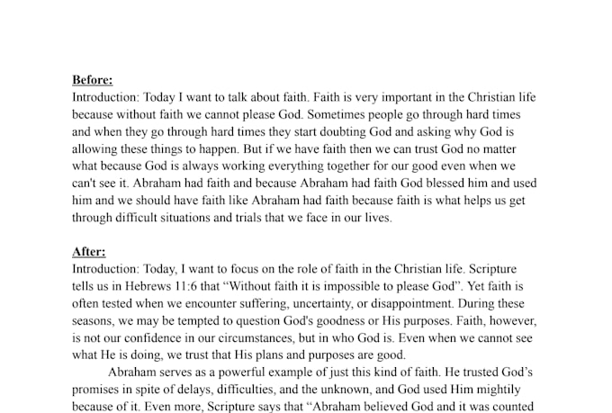 edit your bible studies and sermons